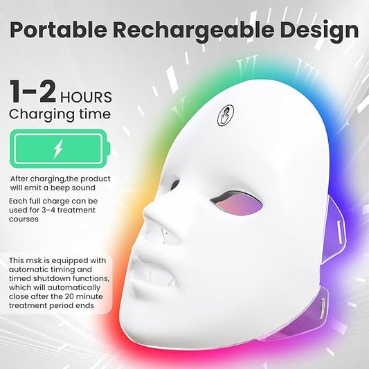 Colorful LED Facial Beauty Mask Device